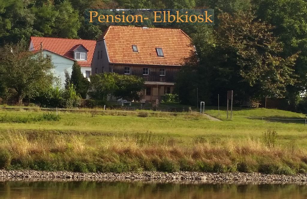 Pension Elbkiosk Kleinzadel Exterior photo